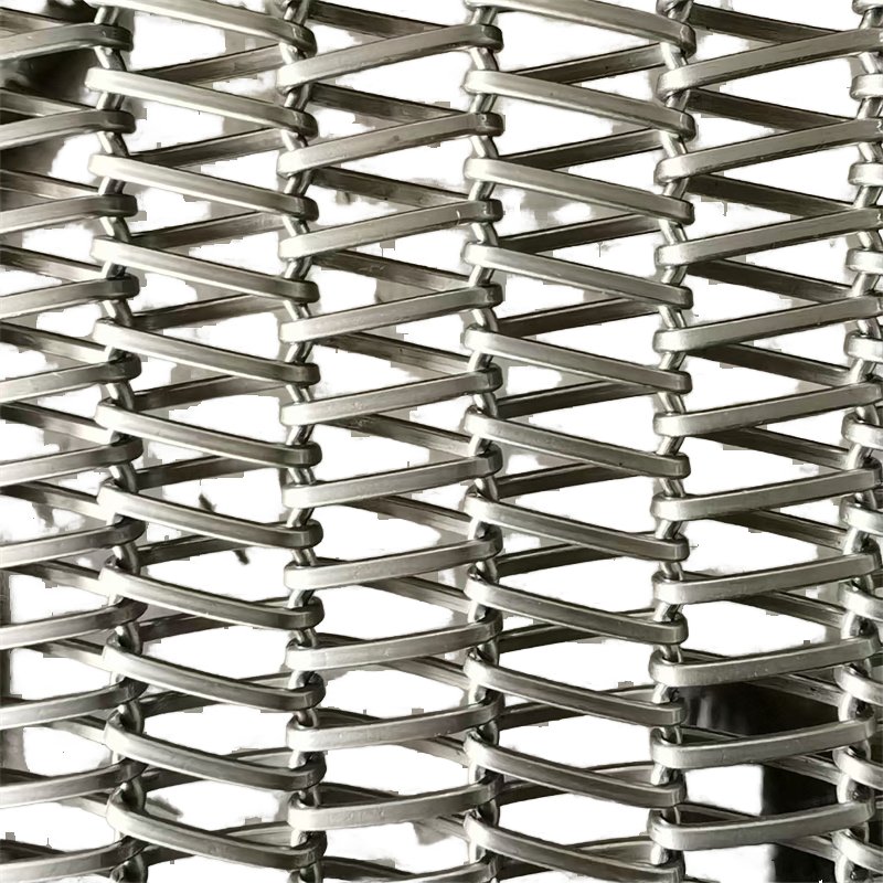 Stainless Steel Mesh Belt for Tea Drying Machine Screw Tower Mesh Chain Food Conveyor Belt for Manufacturing Plant Use