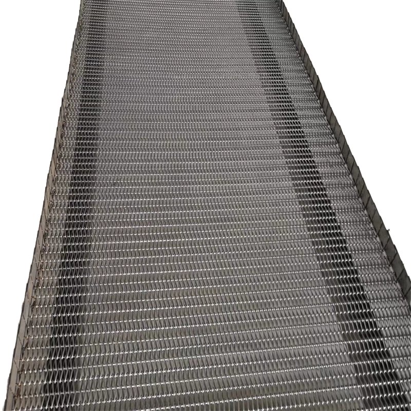 Stainless Steel Mesh Belt for Tea Drying Machine Screw Tower Mesh Chain Food Conveyor Belt for Manufacturing Plant Use