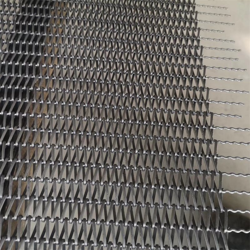 Stainless Steel Mesh Belt for Tea Drying Machine Screw Tower Mesh Chain Food Conveyor Belt for Manufacturing Plant Use