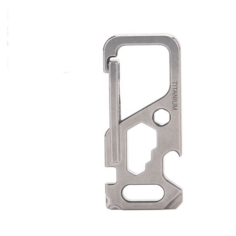 Titanium carabiner keychain clip Key clip Small quick release car key chain accessories