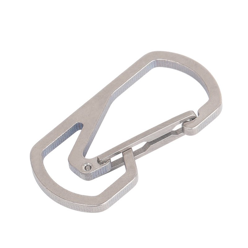 Titanium carabiner keychain clip Key clip Small quick release car key chain accessories