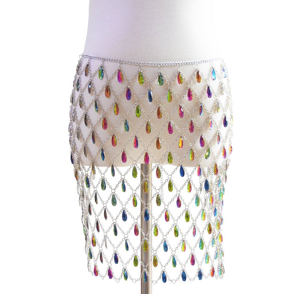 Hot sale Body Chain Skirts Beach Rhinestone Hip Chains Party Waist Belts Fashion Accessories Jewelry