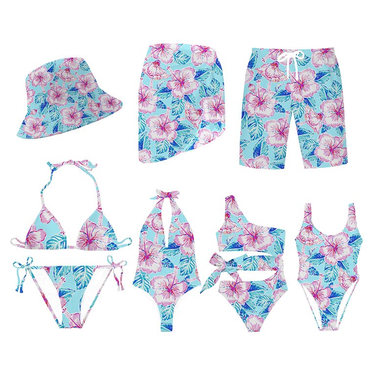 custom 3 pieces designer bathing suits swimsuit swim wear bikini women beachwear ladies swimwear with cover up sarongs