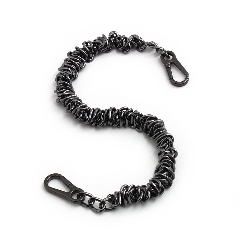 REWIN High Quality Unique Twist Metal Bag Chains Purse Handles Shoulder Strap Replacement Accessories Charms for Handbags