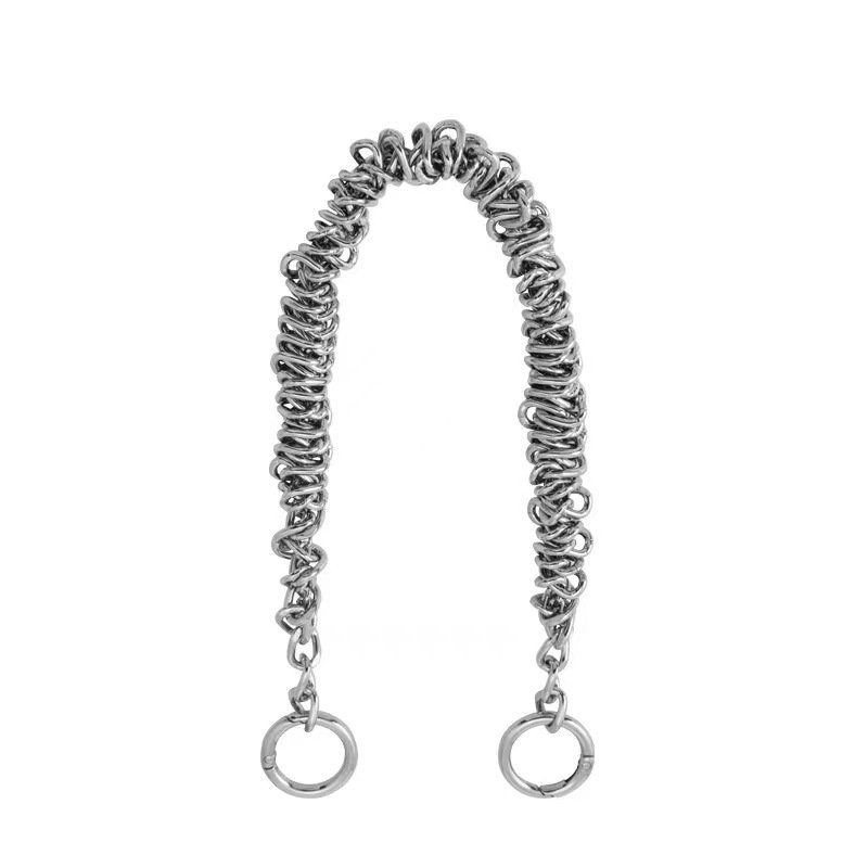 REWIN High Quality Unique Twist Metal Bag Chains Purse Handles Shoulder Strap Replacement Accessories Charms for Handbags