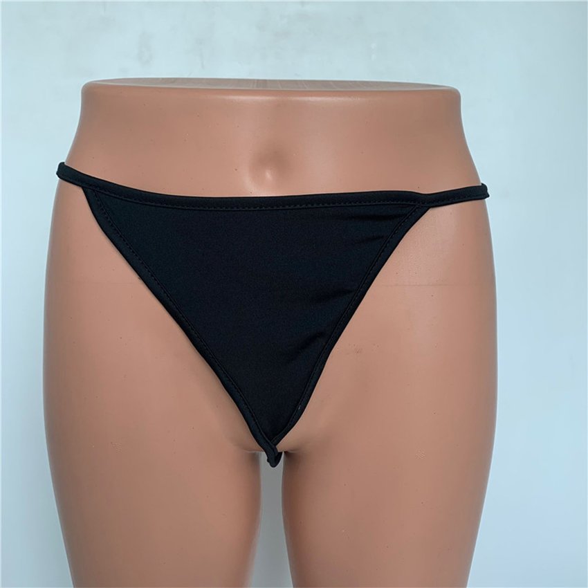 Wholesale Thong Gold Pendant Letter Lingerie Body Chain Underwear Metal Jewelry Waist Chain Women
