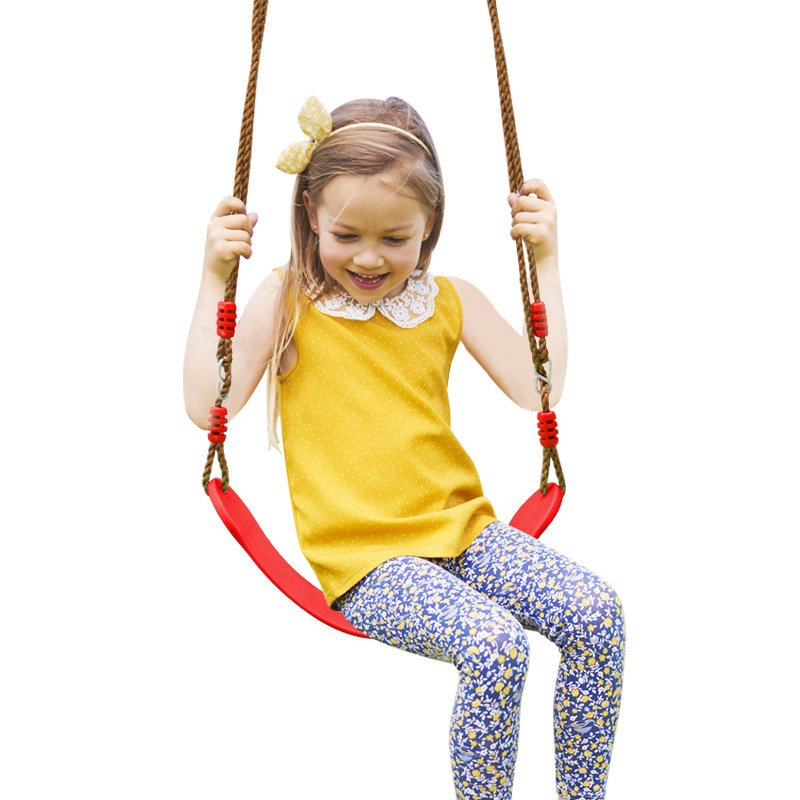 67*15cm Children EVA soft board swing obstacle walking slackline playing fitness cradle rocking chair Ring horizontal bar hooks