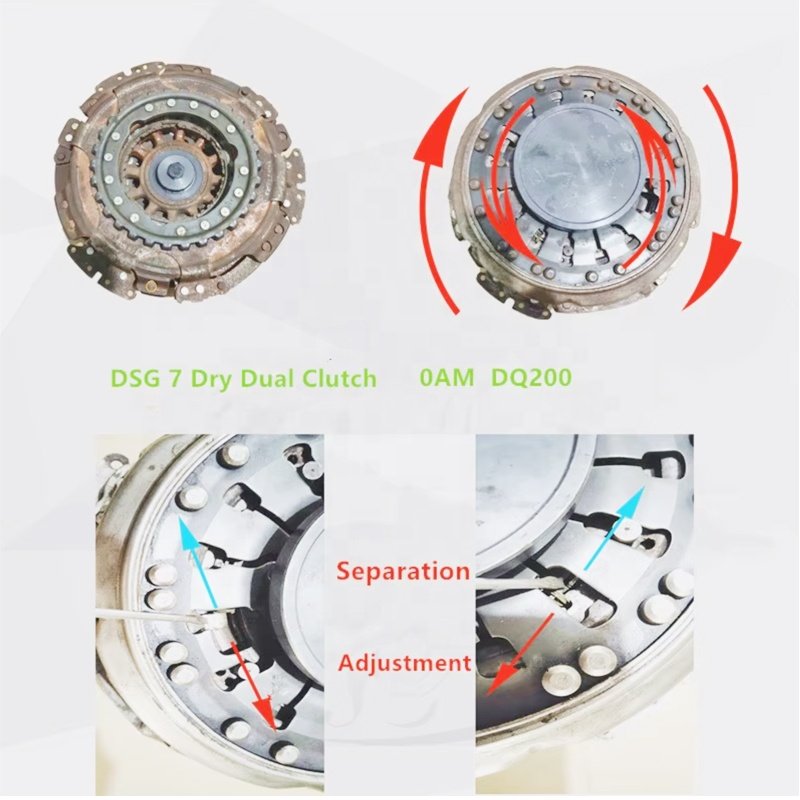 DSG 7 0AM DQ200 Transmission Clutch Gap Adjustment Tool for Audi VW