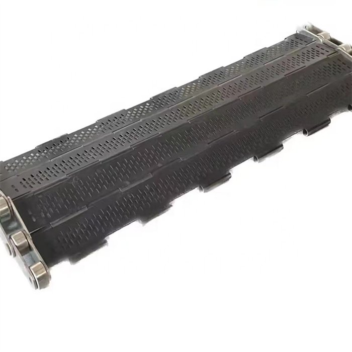 Food chain plate black coated stainless steel chain plate anti-stick anti-stick conveyor chain plate