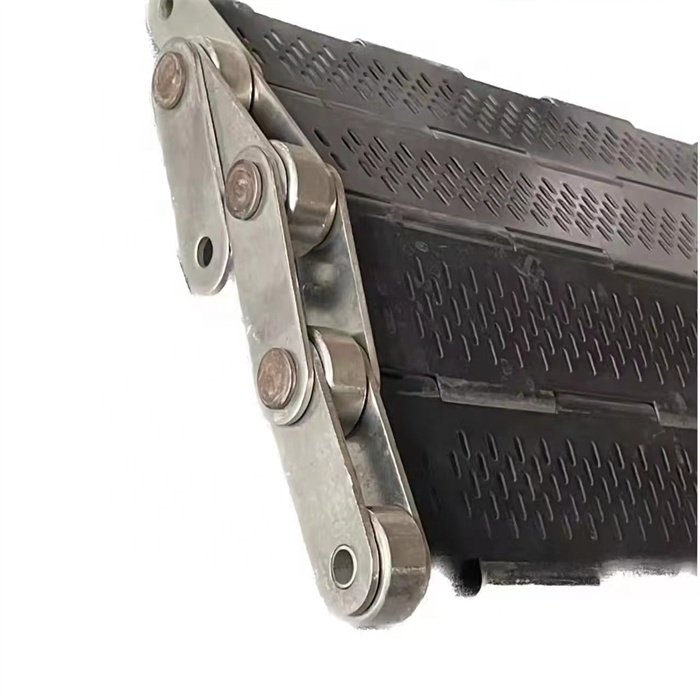 Food chain plate black coated stainless steel chain plate anti-stick anti-stick conveyor chain plate