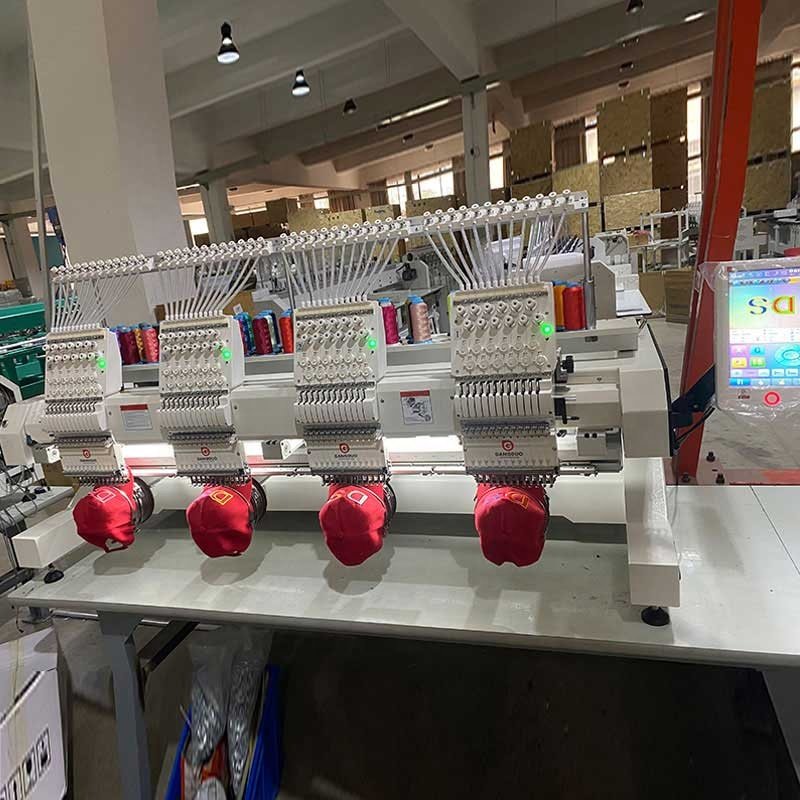 Chain Stitch Chenille Price 4 Four Head Hat Tubular Flat Embroidery Machine Trade 5yr Warranty 400 800 1200 of Monogram