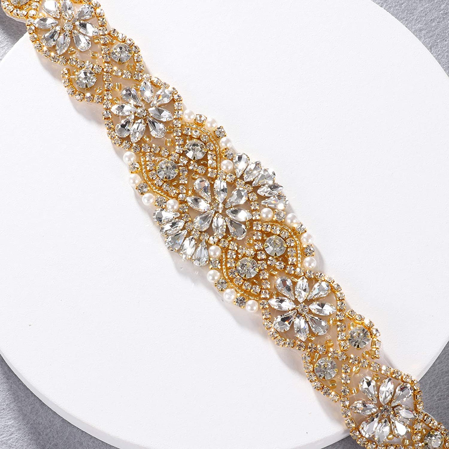 2023 Popular Bridal Waistband Belt Bride Crystal Rhinestone Sash Wedding Belt