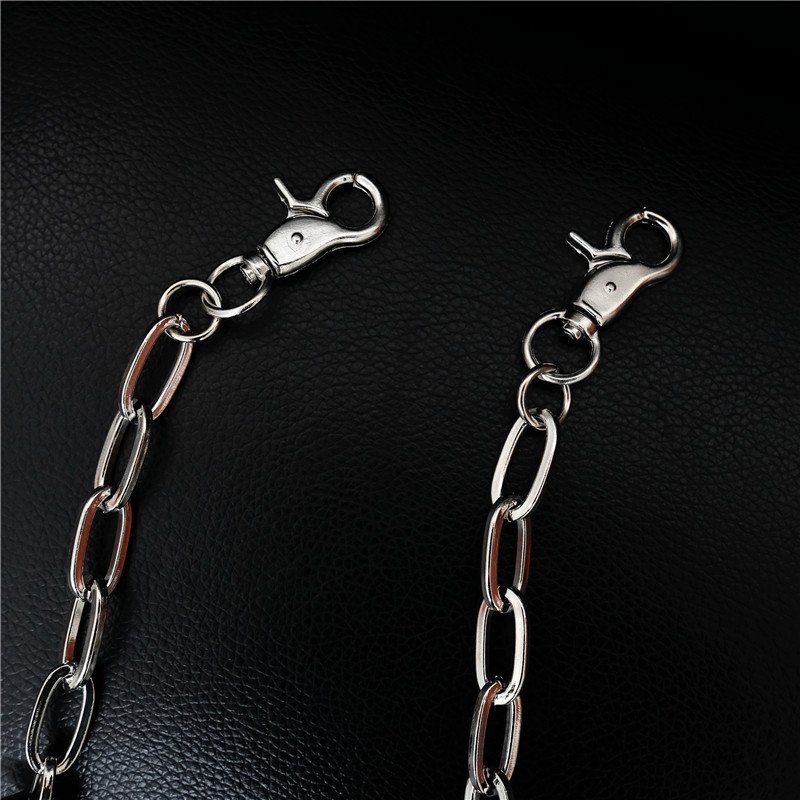 Wholesale Fashion New Design Heavy Metal Spiked Rivet Waist Chain Metal Pants Chains Personality Trouser Chains (TC102)