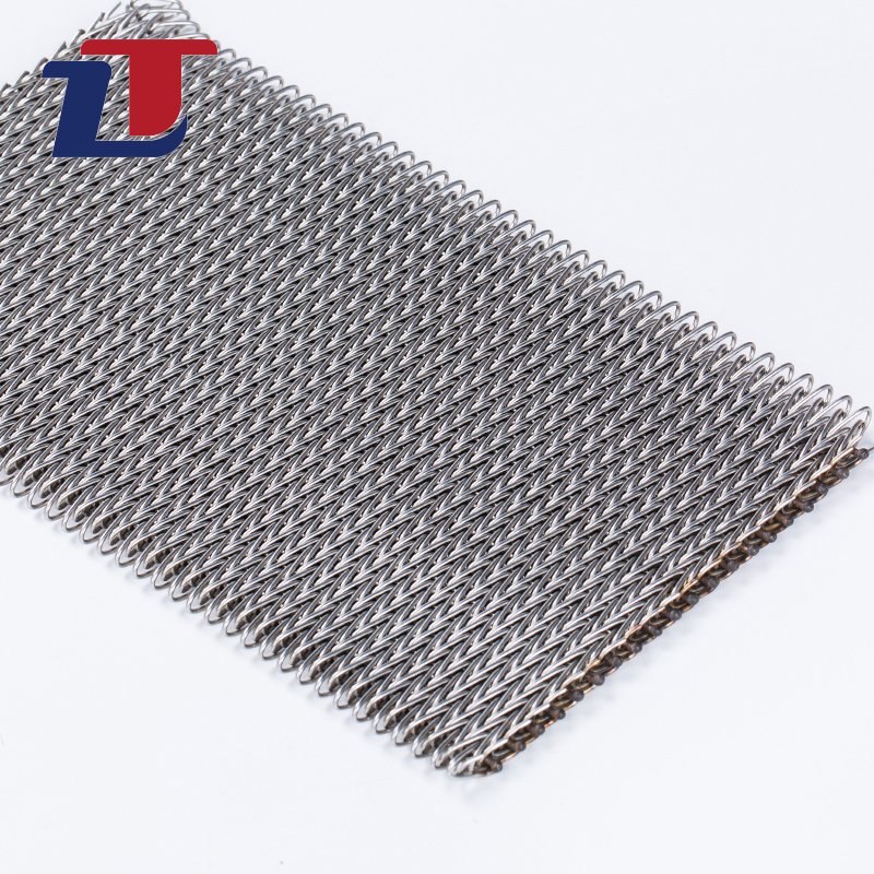 Stainless Steel Mesh Belt for Heat Treatment Oven Compound Balanced Weave Belt Chain Conveyor Belt