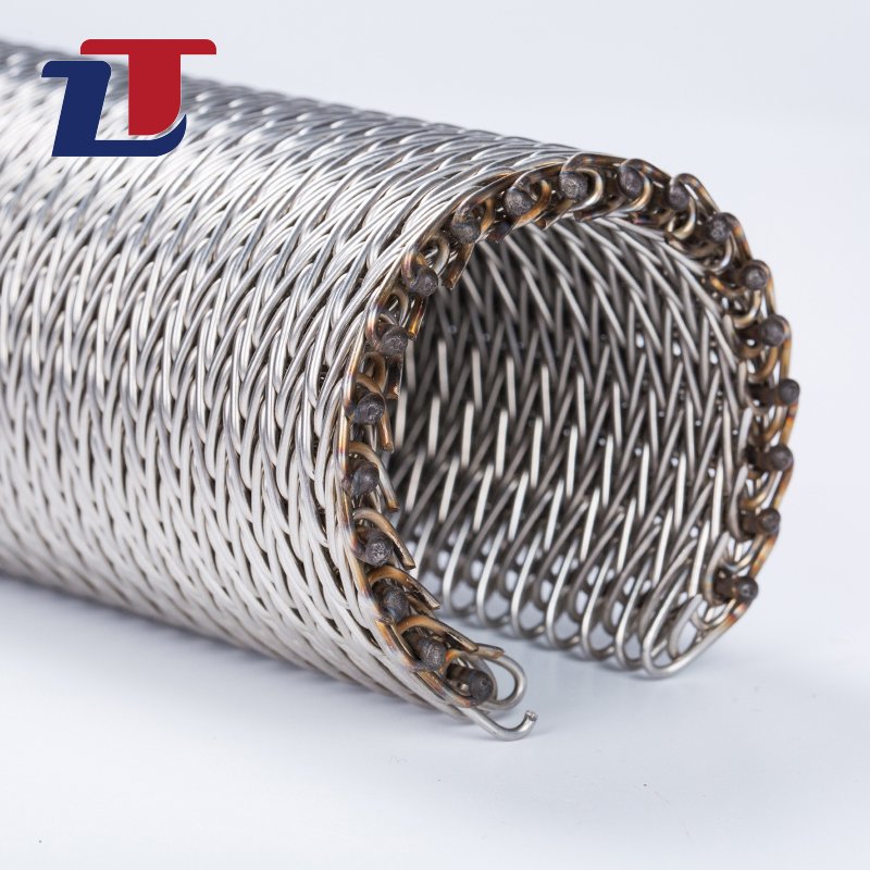 Stainless Steel Mesh Belt for Heat Treatment Oven Compound Balanced Weave Belt Chain Conveyor Belt