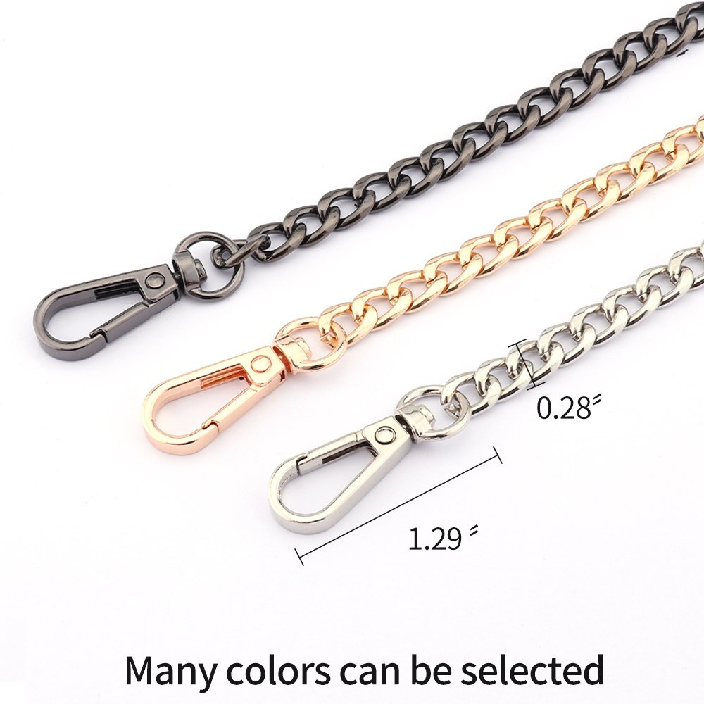 Metal Chain strap for bags DIY hardware Handles Crossbody Accessories for Handbag Replacement Purse Chain strap bag chain