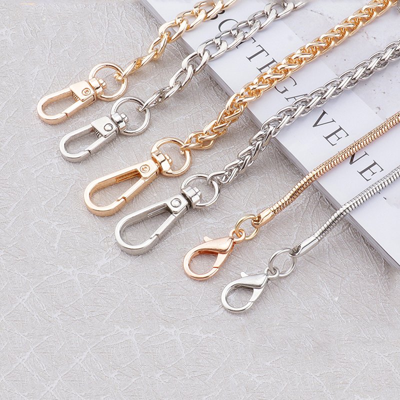 Metal Chain strap for bags DIY hardware Handles Crossbody Accessories for Handbag Replacement Purse Chain strap bag chain