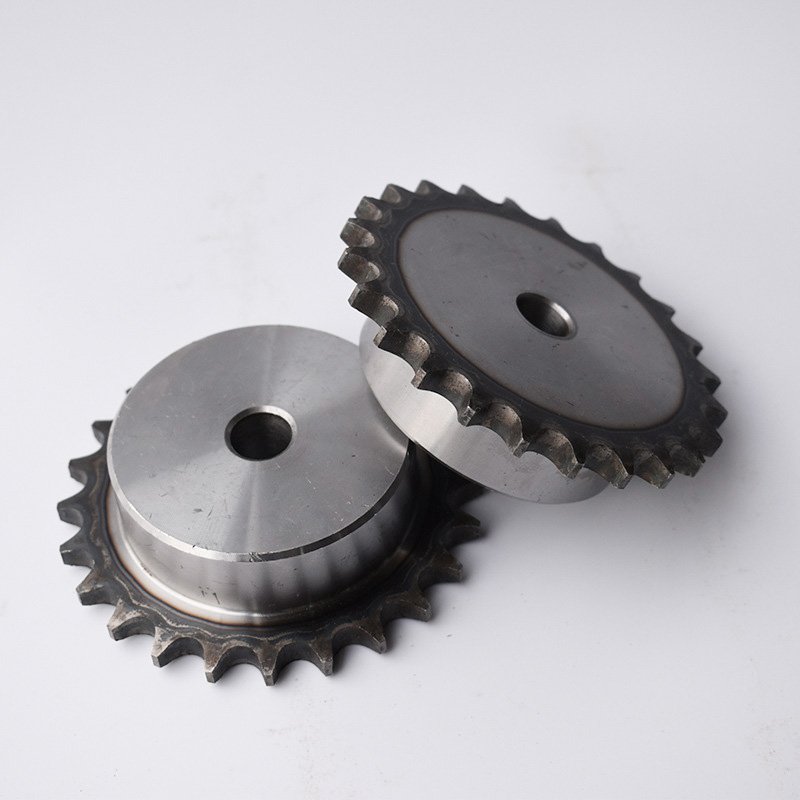 Roller chain sprocket 10B-1-2-3 10A-1-2-3 Mechanical transmission conveyor pulley conveyor belt double row three rows of wheels