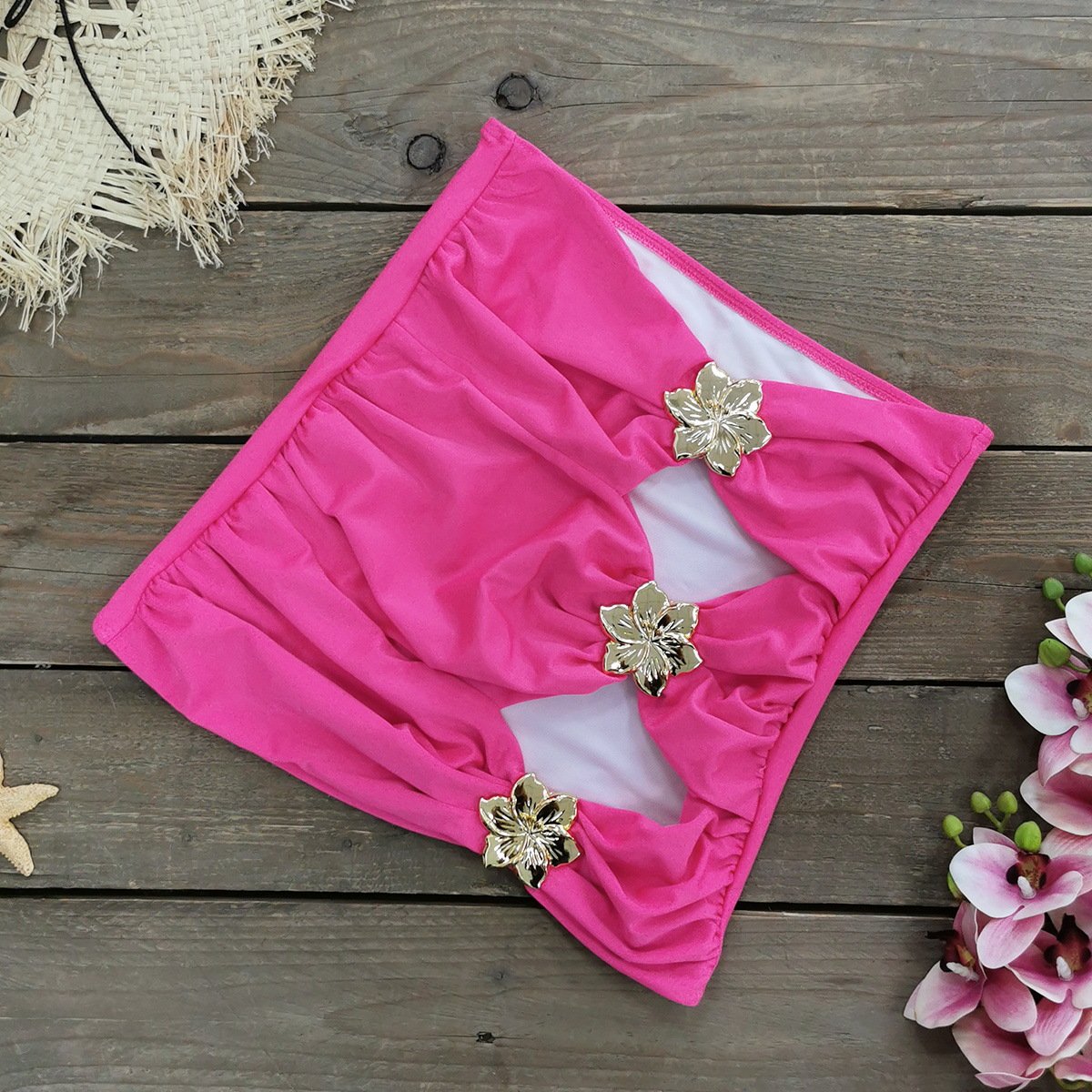 STOCK 4Colors Halter Neck Designer Women Two Pieces Swimwear Cut Out Bodysuit Beach Skirt Luxury Swimsuit