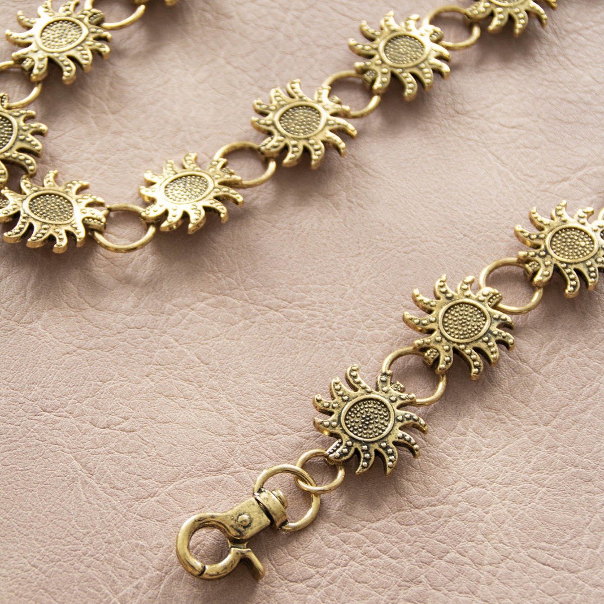 Stainless Steel Plated Gold Steel Pearl Thin Waist Chain Custom Skirt Accessories Fashion Personality Waist Chain