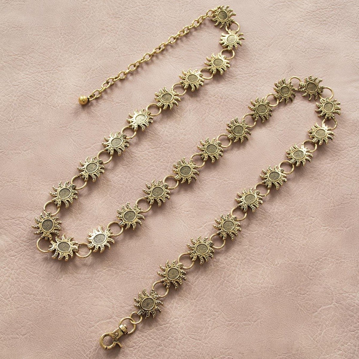 Stainless Steel Plated Gold Steel Pearl Thin Waist Chain Custom Skirt Accessories Fashion Personality Waist Chain