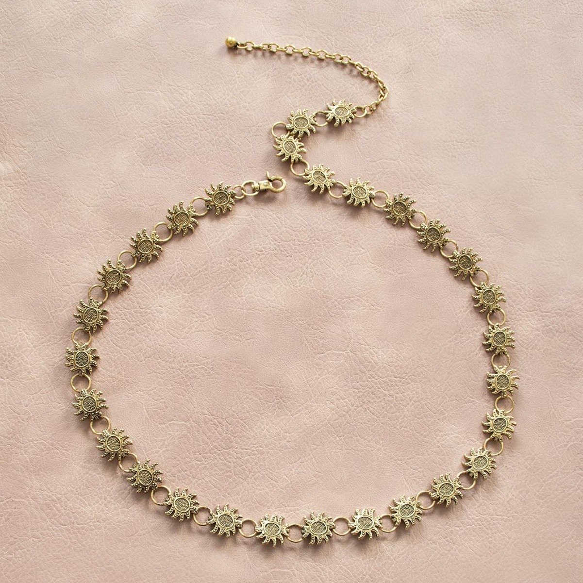 Stainless Steel Plated Gold Steel Pearl Thin Waist Chain Custom Skirt Accessories Fashion Personality Waist Chain