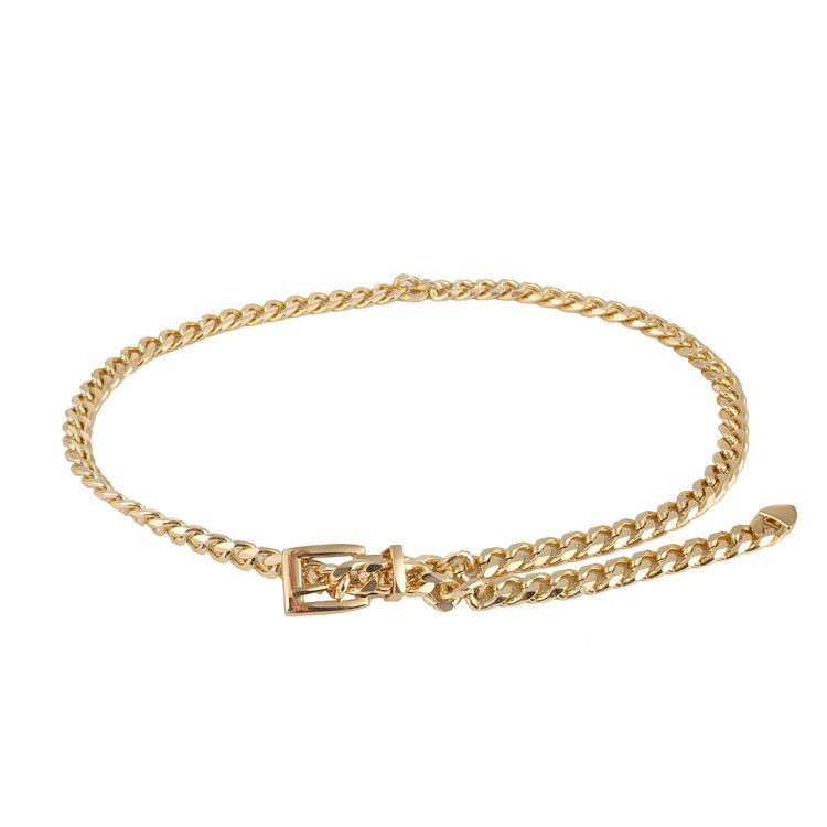 Popular Elegant Ladies Body Jewelry Metal Custom Golden Hollow Accessories Chain Belt Women Waist Belts Chain For Dress