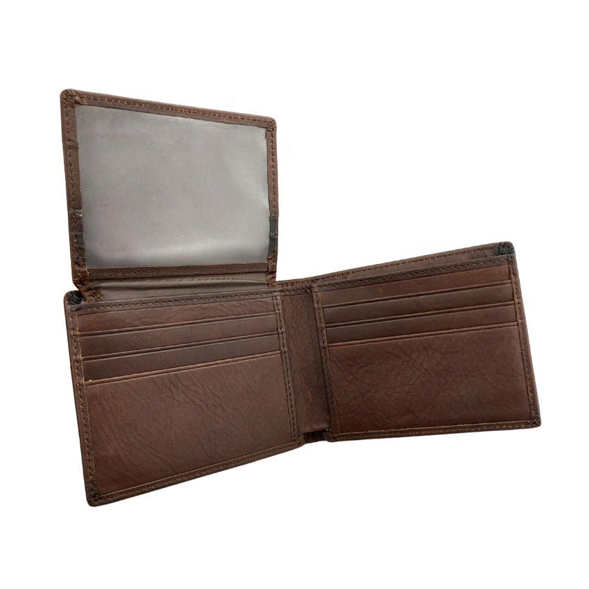 low cost lowest prices Wholesale Manufacturer Luxury Top Real Leather Vintage Designer Slim Laser RFID Men's Leather Wallet