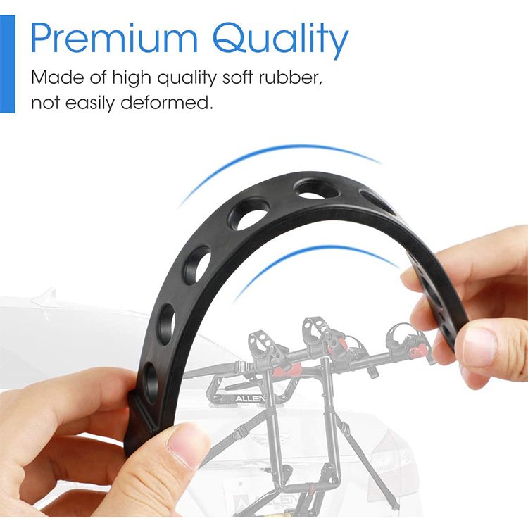 Bicycle rubber chain belt and bicycle frame fittings