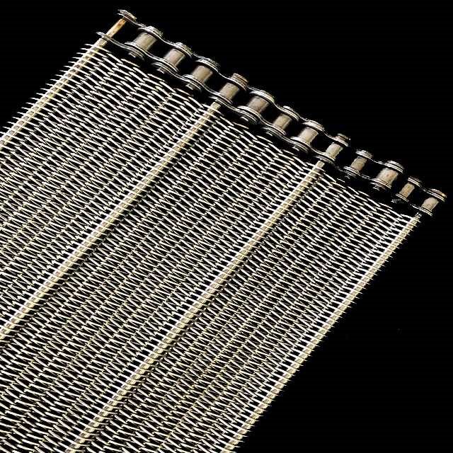 Hot Selling Dry Mesh Conveyor Belt Chain Link Straight Rod Mesh Belt Conveyor
