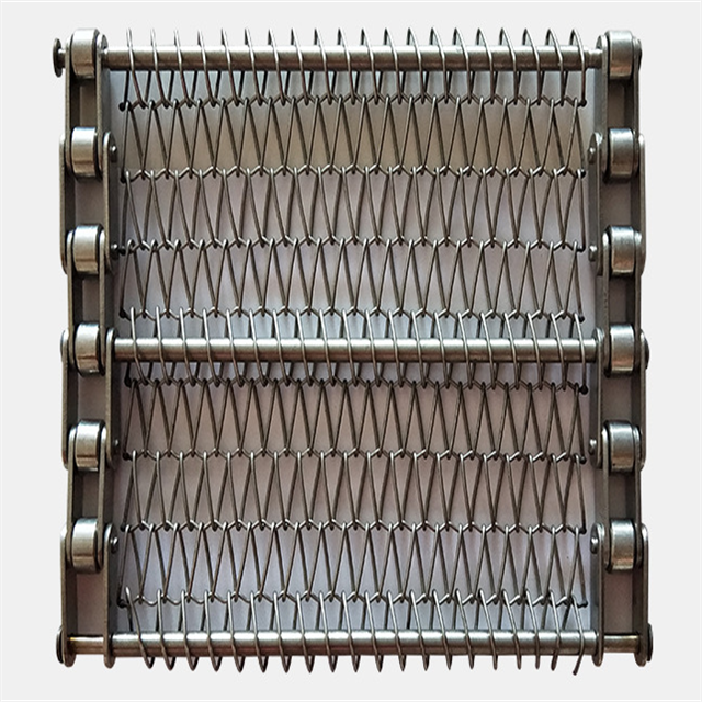 Hot Selling Dry Mesh Conveyor Belt Chain Link Straight Rod Mesh Belt Conveyor