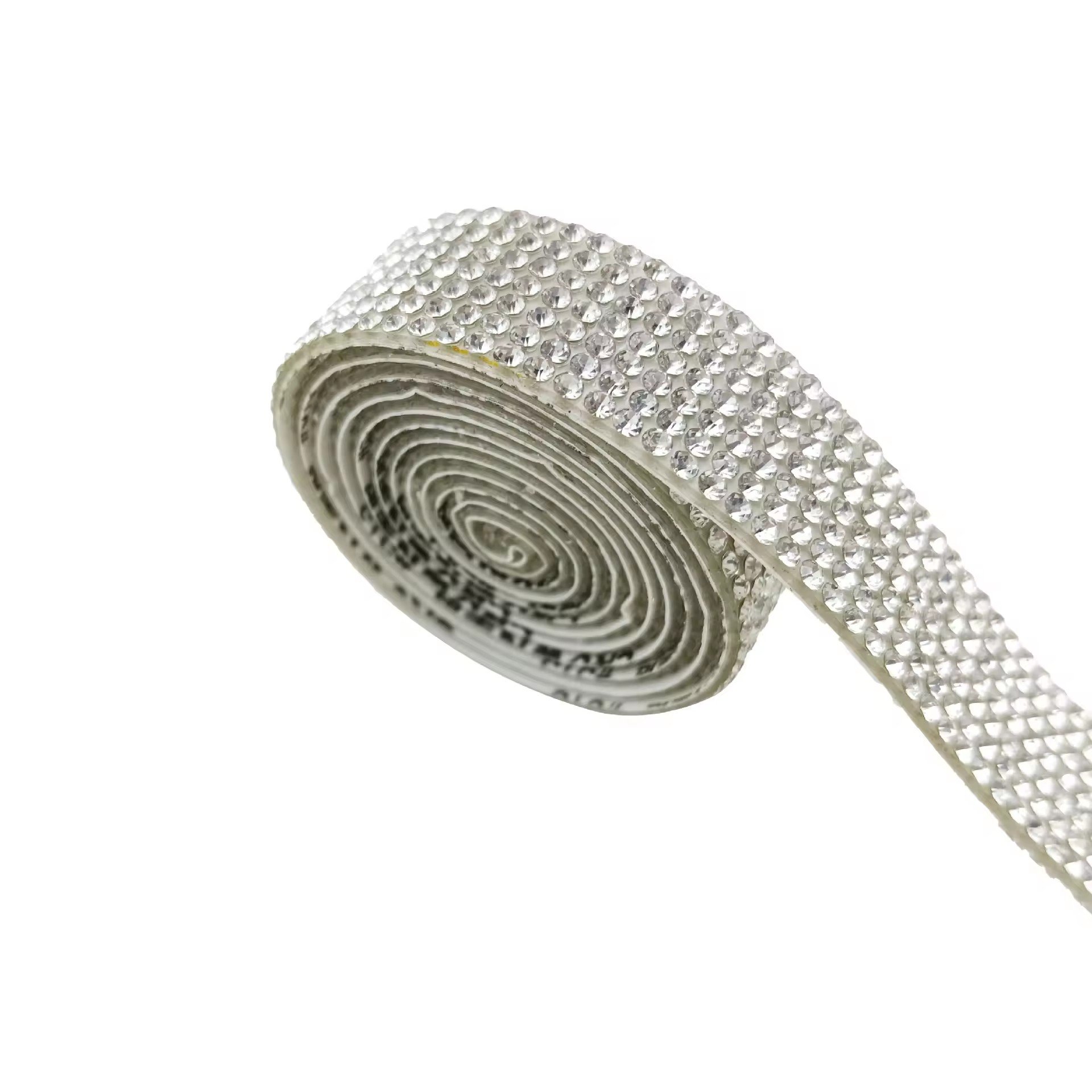 Factory Self Adhesive Crystal Rhinestone Sticker Diamond Ribbon DIY Sticker Rhinestones Arts Crafts Car Phone Decoration
