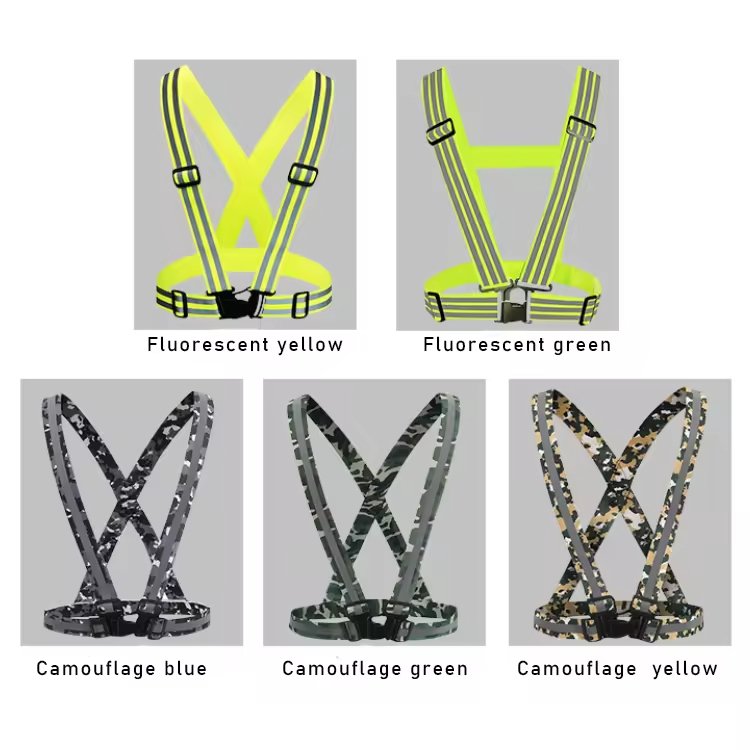 Safety Vest with LED Belt Chains