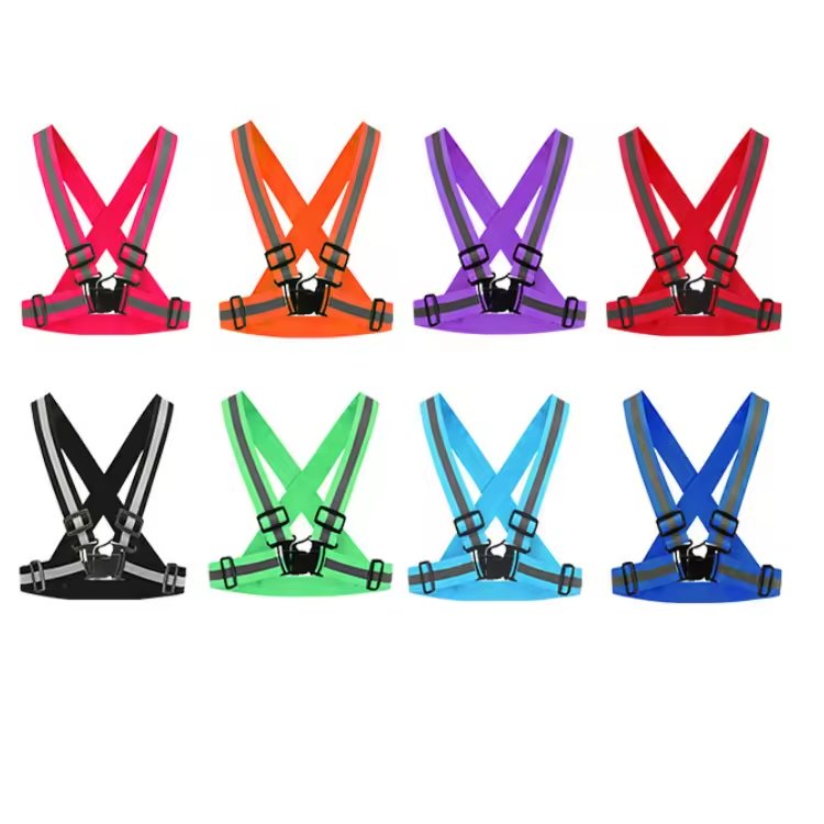 Safety Vest with LED Belt Chains