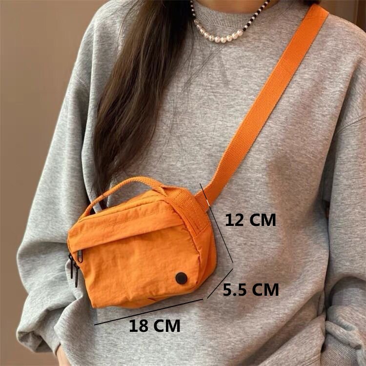 Custom Logo Waterproof Nylon Fanny Pack for Women Summer Clear Waist Bag with Adjustable Belt for Rave Festival Travel Party