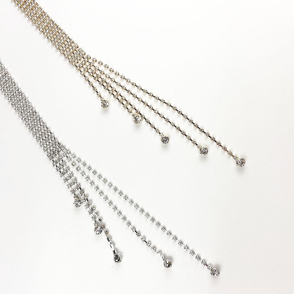 Wholesale Luxury Metal Waist Chain Women Rhinestone Belt For Dresses