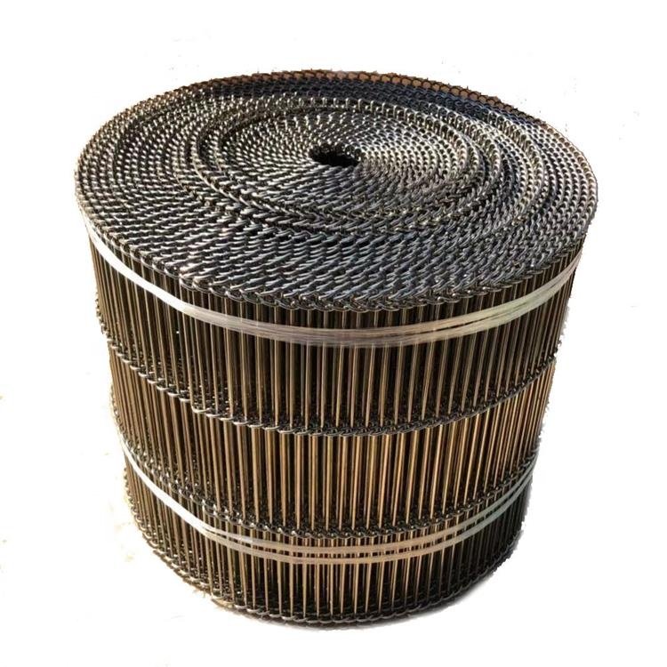 High quality food grade stainless steel metal wire mesh conveyor belts ladder mesh belt for furnace