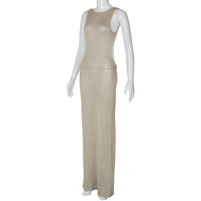 STOCK High Neck Sleeveless Women Summer Dress Backless Knitted Maxi Dress Beachwear Party Bodycon Dress