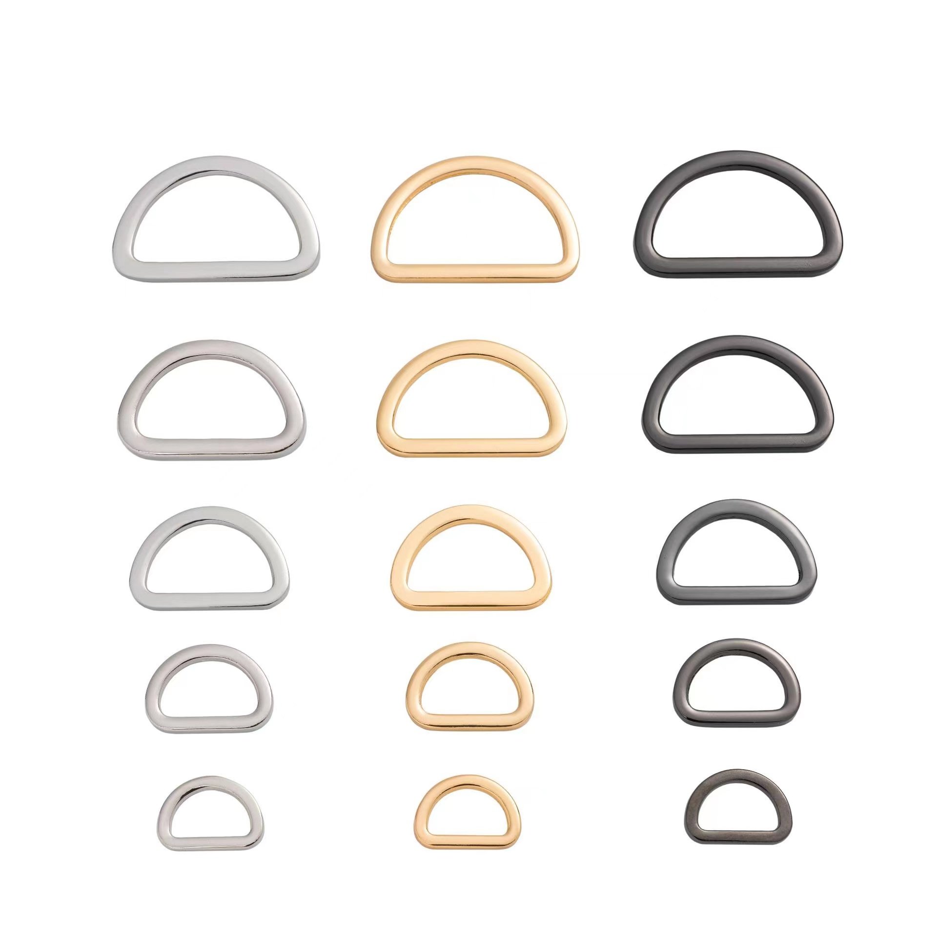 High quality name plates for handbags hardware accessories custom metal buckles for bags