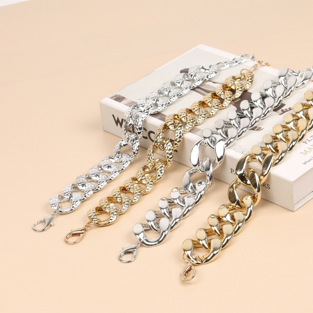 2024 New Arrival Women Waist Chain Belt Jewelry Chunky Gold Silver Belt Chain Metal Link Belt Boho Belly Chain for dress