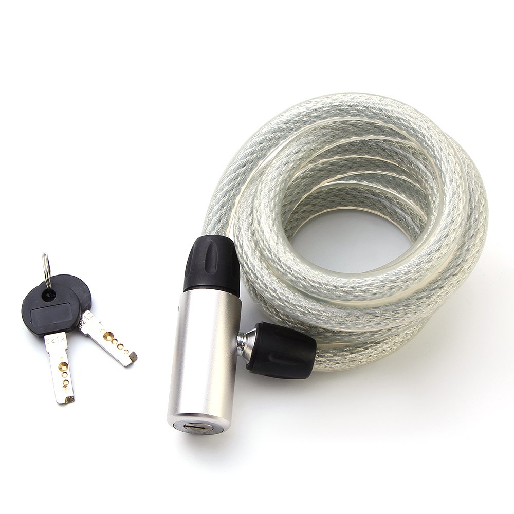 PC3121 Popular Wholesale Wheel Up Steel Cable Mountain Bicycle Portable Security Password Cycling Lock Anti-theft Bicycle Lock