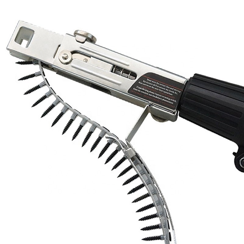 Carpentry tools Portable Automatic Decoration Gypsum Board Chain Chain Belt Cordless Screw Gun Nail Head For Wood
