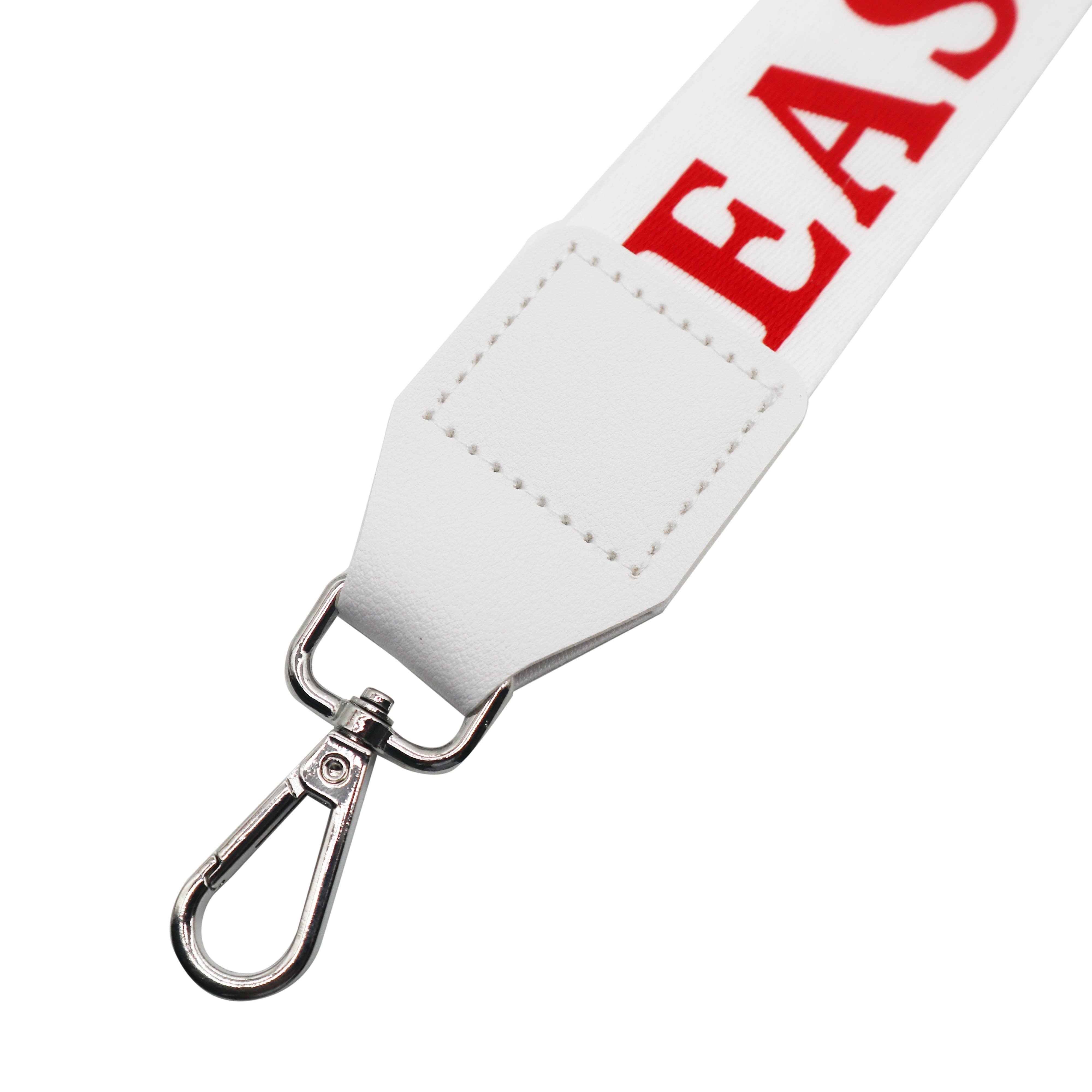 Sublimation OES Order Of Eastern Star Straps for Bags Metal bag chain strap Polyester Adjustment Shoulder Bag Strap