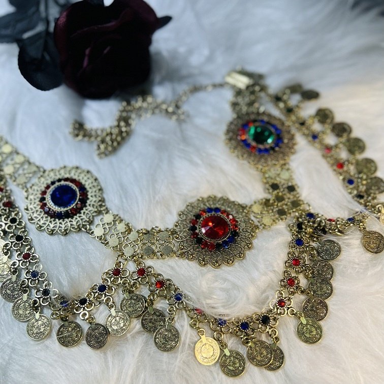 2024 Vintage Hot Fancy Retro Chunky Multi Handmade Charms Beaded Boho Jewelry Women Belly Waist Chain Wholesale