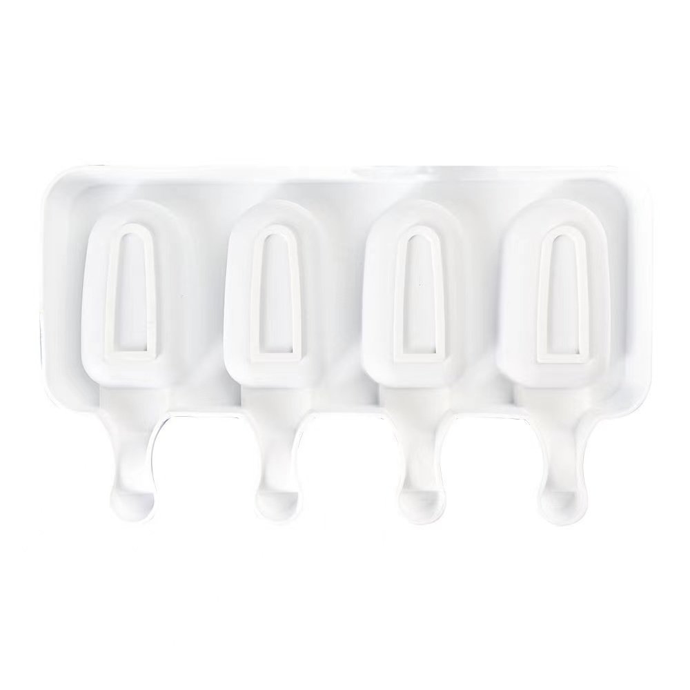 Hot selling fashion reusable frozen novelty Diy mini bar chocolate ice cream mold popsicle mold silicone ice cream mold