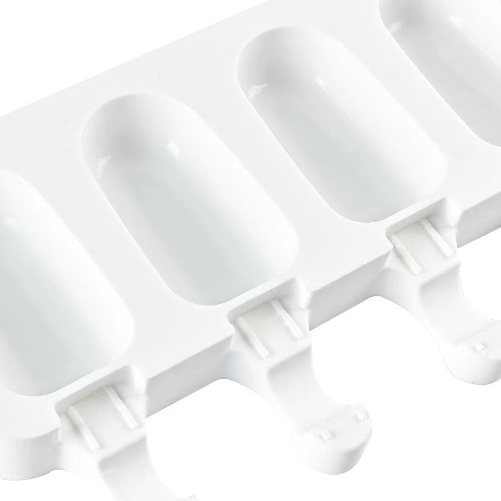 Hot selling fashion reusable frozen novelty Diy mini bar chocolate ice cream mold popsicle mold silicone ice cream mold