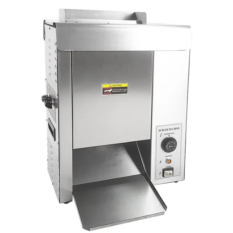 2024 KFC/Mcdonald Burger Automatic efficiency Multifunctional Conveyor chain Restaurant Hamburger Bun Toaster Machine