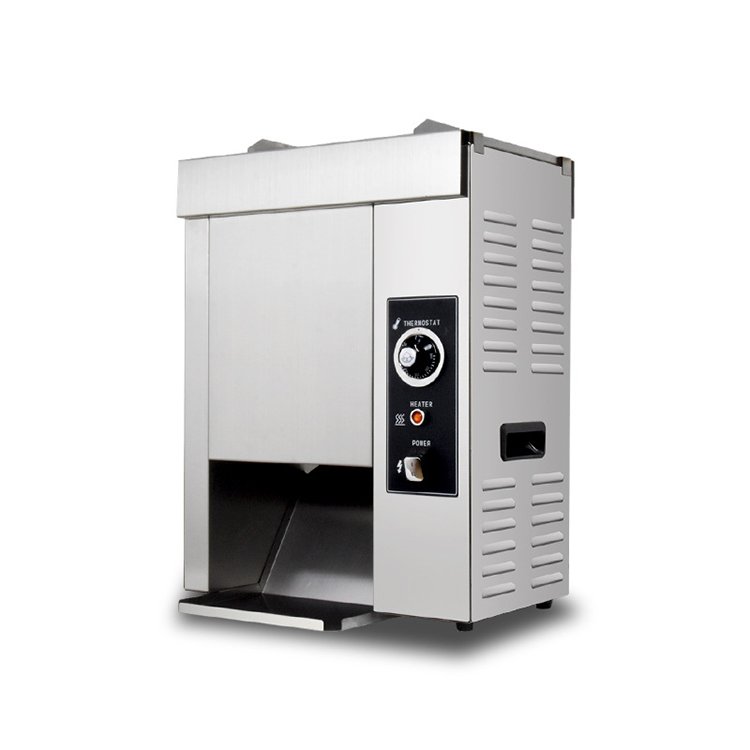 Multi functional Conveyor chain toaster Hamburger Bun Toaster Machine Vertical Contact Conveyor Toaster for hamburger shop