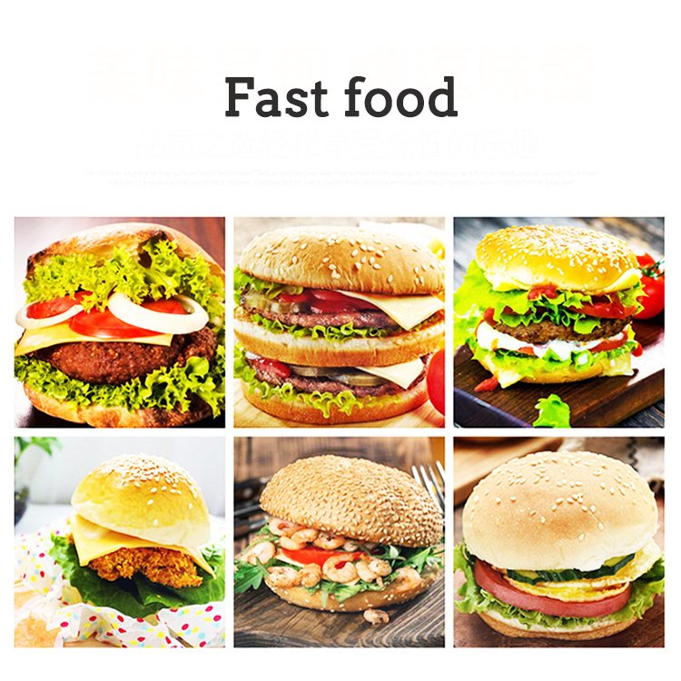 Multi functional Conveyor chain toaster Hamburger Bun Toaster Machine Vertical Contact Conveyor Toaster for hamburger shop