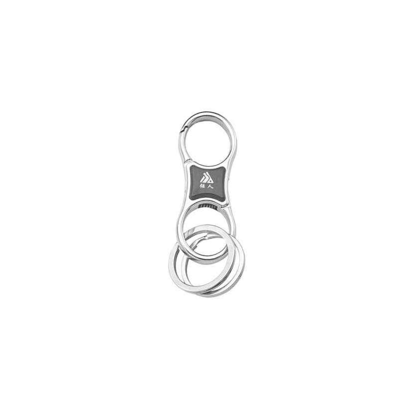 Manufacturer supply wholesale metal zinc alloy Key Ring Keychain Accessories Home Key Ring-10pcs hanging card pack